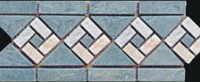 Stone spends line floor tile
