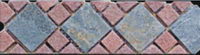 Stone spends line floor tile
