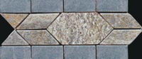 Stone spends line floor tile
