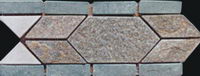 Stone spends line floor tile
