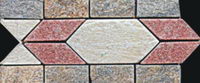 Stone spends line floor tile
