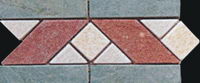 Stone spends line floor tile
