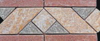 Stone spends line floor tile
