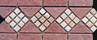 Stone spends line floor tile
