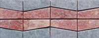 Stone spends line floor tile
