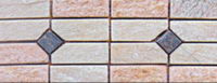Stone spends line floor tile
