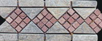 Stone spends line floor tile
