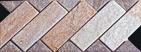 Stone spends line floor tile
