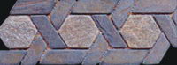 Stone spends line floor tile

