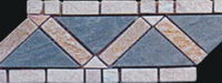 Stone spends line floor tile
