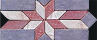 Stone spends line floor tile
