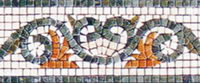 Stone spends line floor tile
