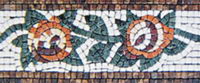 Stone spends line floor tile
