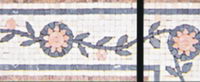 Stone spends line floor tile
