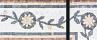 Stone spends line floor tile
