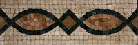 Stone spends line floor tile

