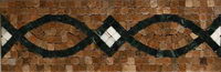 Stone spends line floor tile
