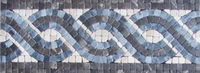 Stone spends line floor tile
