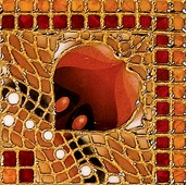 Gothic art festival ceramic map
