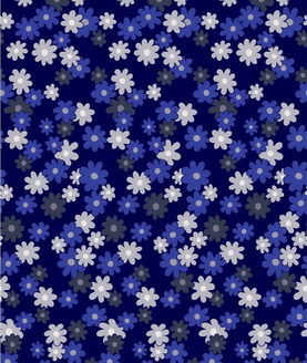 Pastoral flowery cloth marks