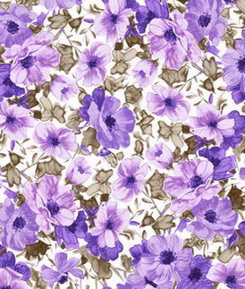 Pastoral flowery cloth marks