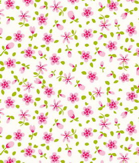 Pastoral flowery cloth marks
