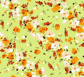Pastoral flowery cloth marks