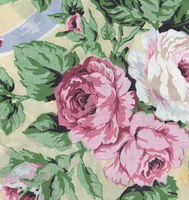 Pastoral flowery cloth marks