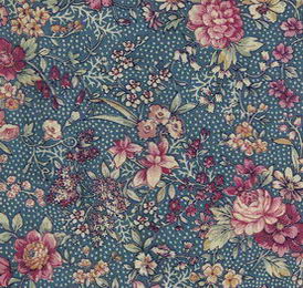 Pastoral flowery cloth marks
