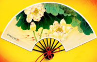 Oriental fan map  