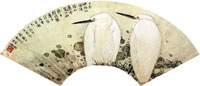 Oriental fan map  