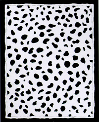 Abstract point pattern material