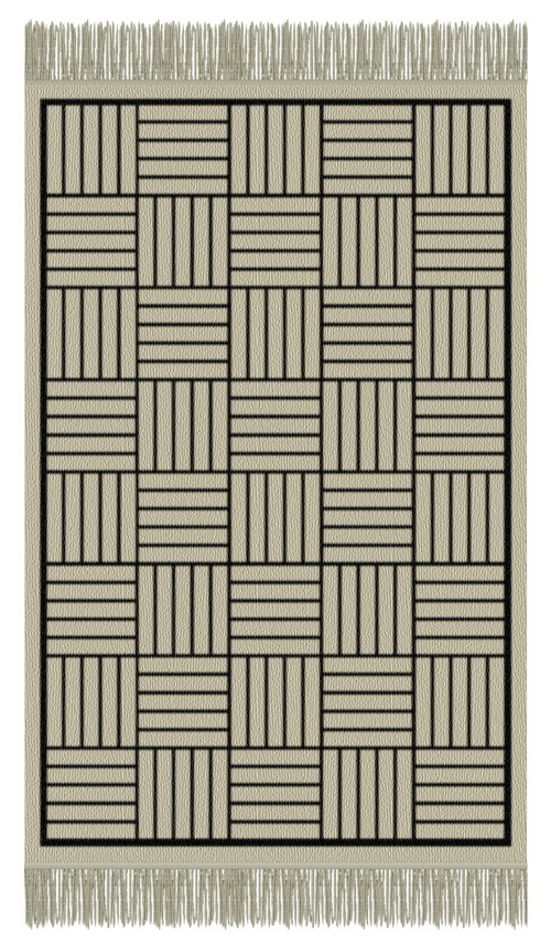 Black squares pattern carpet fabric texture