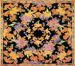 Personalized square carpet pattern map-1