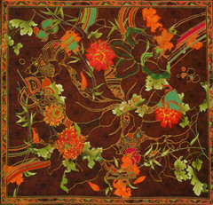 Personalized square carpet pattern map-3