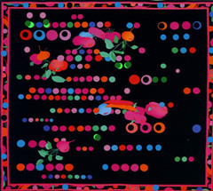 Personalized colorful dots map