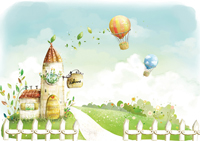 European style painting wallpaper-3