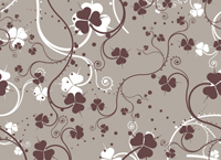 Simple gray clover wallpaper