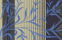 Modern blue vertical line wallpaper