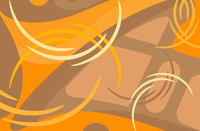 Modern yellow arc simple wallpaper