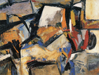 Abstract figure paintings wallpaper