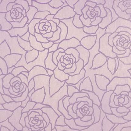 Purple flower pattern wallpaper