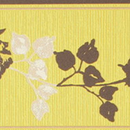 Yellow tread pattern wallpaper