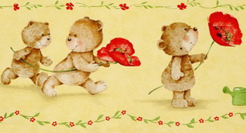 Cartoon Bears cozy wallpaper