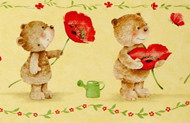 Cartoon Bears cozy wallpaper