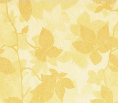 Beige maple leaves pattern wallpaper