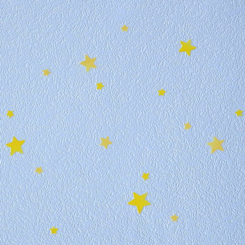 Yellow stars blue texture wallpaper