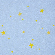 Yellow stars blue texture wallpaper