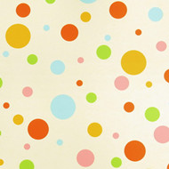 Colorful dots stained wallpaper