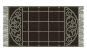 Black squares pattern carpet fabric texture